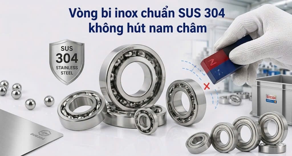 Vòng bi gối đỡ inox chẩn sus304 không hút nam châm – banner chinh2
