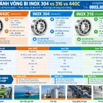 So Sánh Vòng Bi Inox 304, Inox 440C Và Inox 316: Nên Chọn Loại Nào?